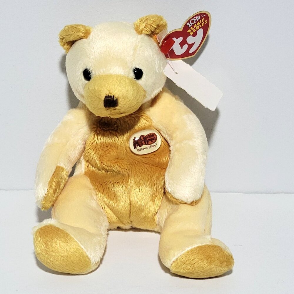 Ty Beanie Baby Bear Cracker Barrel Cornbread NWT 2003 Retired